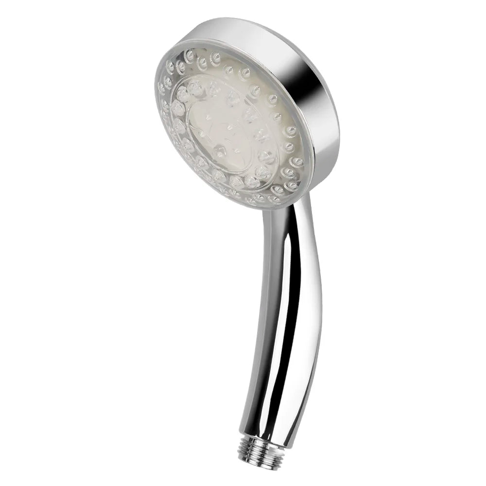 Square Fixed Showerhead Rainfall Top Spray LED Shower Head 7 Colors Gradual Changing UltraQuiet 3 colors Temperature Sensor